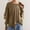 Khaki Round-Neck Blouses & Shirts for Women, variant on Women's Long Sleeve Tunic Tops Baggy Loose Fit Crew Neck T-Shirts with Pocket Solid Color Blouse Pullover Sweatshirts Oversized Tee Shirts Wine 12