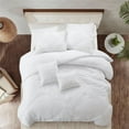 thumbnail image 3 of Posh Living Daniyah 5pc King/California King Comforter Set White, 3 of 7