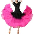 thumbnail image 1 of PMUYBHF Robe de Danse Performance Demi-Jupe Dégradé Robe de Danse Moderne Jupe Longue de Danse 3563 m, 1 of 5
