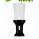 thumbnail image 4 of 1pc Barber Brush Cepillo suave para peluquería Cepillo para el cabello Forma plana Herramientas de salón para cabello de fibra Pelo (negro + blanco), 4 of 5