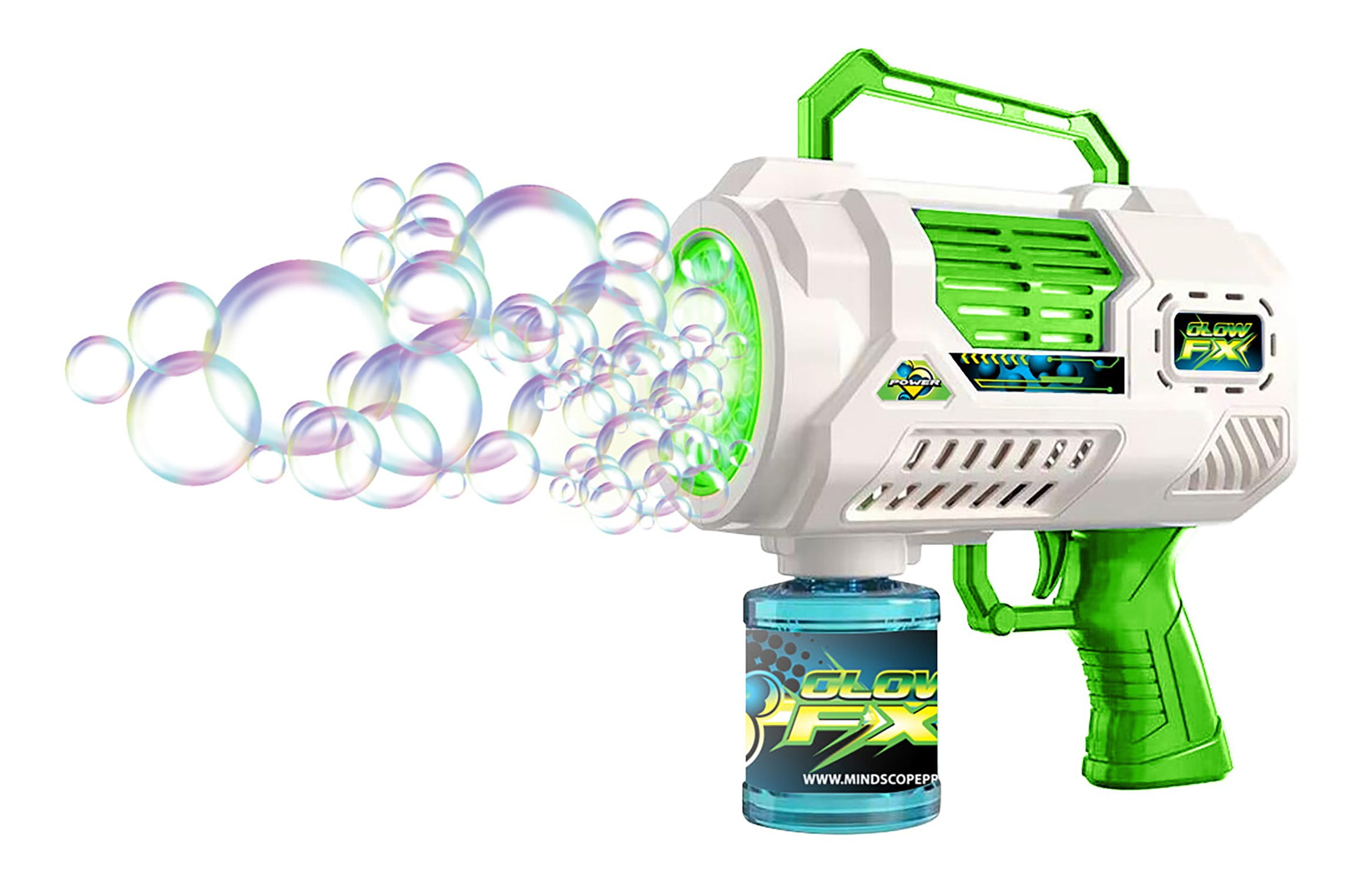 Mindscope Bubble Blaster with LED Lights and 70 Bubble Jets That Blasts Bubbles