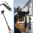 thumbnail image 2 of 19 - Inch Extension Selfie Stick - Portable Hand Grip Pole Compatible with Multiple Cameras, 2 of 6