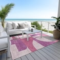 thumbnail image 6 of Addison Rugs Chantille Indoor/Outdoor Transitional Mid Century Blush Washable Rectangle Rug, 10' x 14', 6 of 6