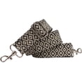thumbnail image 1 of Correa de hombro ajustable para bolsos de 75-135 cm correa para bolso de 40 mm de ancho | Correa de transporte bolso de mano negro bandolera mosquetón negro | Correa de bolso correa ajustable, 1 of 5