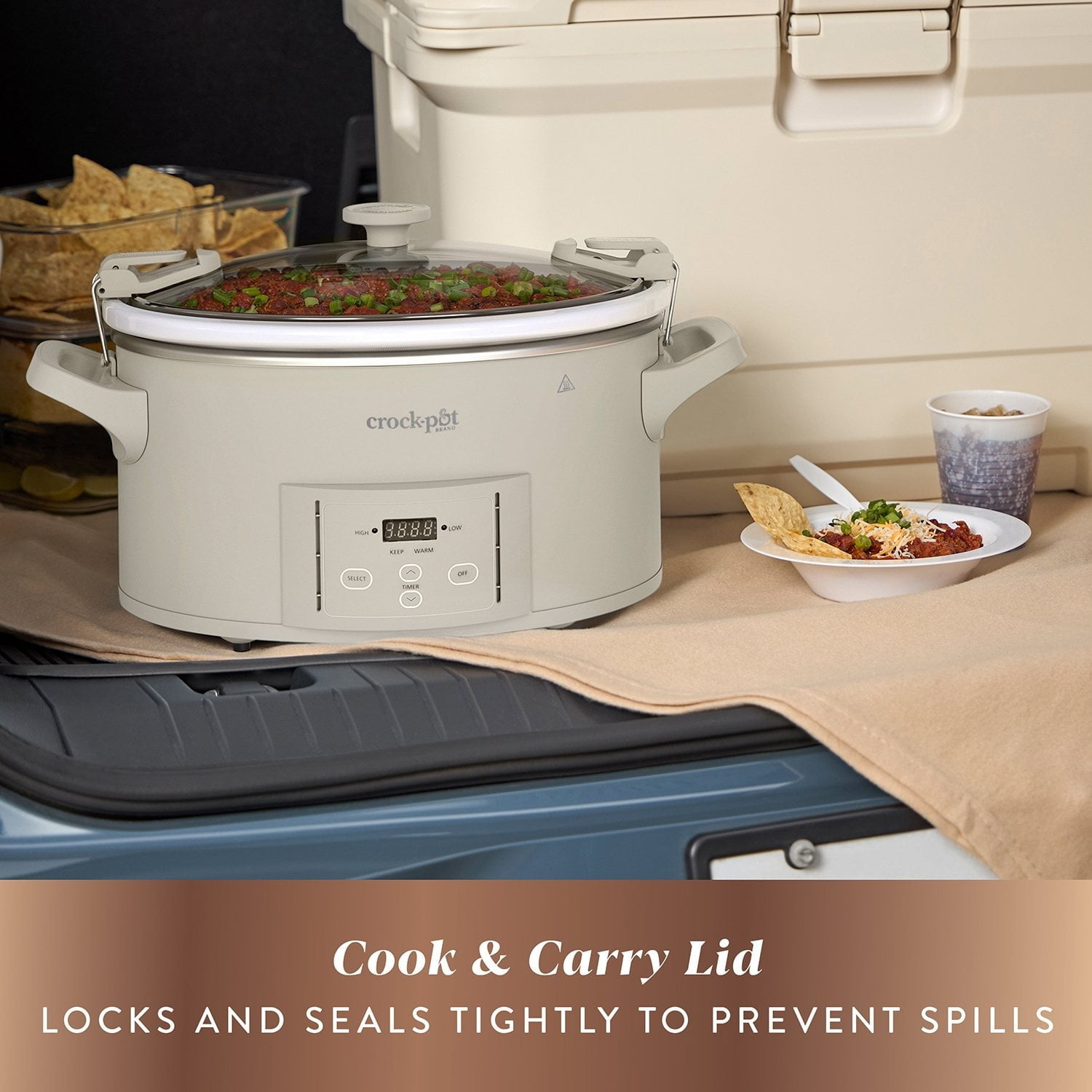 Crock-Pot Design Series 7-Quart Cook & Carry Slow Cooker