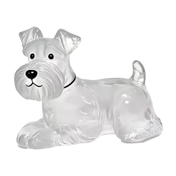 Llavero conmemorativo de pelo de mascota | Recuerdo de resina transparente con forma de perro por la pérdida de una mascota | Para guardar pelo, medallones y cenizas | Regalo para amantes de los