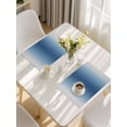 thumbnail image 5 of Navy Blue Grey Ombre Placemats Set of 6, Farmhouse Gradient Minimalist Placemats for Dining Table, Place Mats for Kitchen Tabletop, Waterproof Wipeable Dining Table Mats Set, 5 of 9