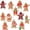 A, variant on 12PCS Gingerbread Man Ornaments for Christmas Tree,Cute Gingerbread Man Cookie Hanging Ornaments, Christmas Tree Hanging Decorations for House Party DIY Decor Crafts