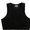 Black, variant on LYMAYTER S-L Women Fashion Tank Casual Crew Neck Crop Tops Summer Rib Knit Sleeveless Basic Shirts