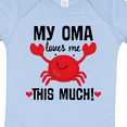 thumbnail image 4 of Inktastic Oma Loves Me Grandson Boys or Girls Baby Bodysuit, 4 of 5