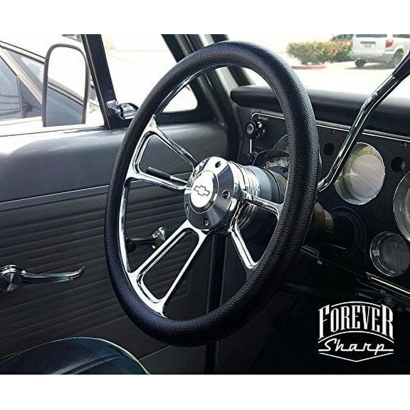 New World Motoring Billet Muscle Chevy GM 69-94 Steering Wheel, for Automotive Use,15" Diameter