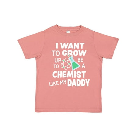 

Inktastic I Want To Grow up To Be a Chemist Like My Daddy Gift Toddler Boy or Toddler Girl T-Shirt