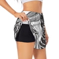 thumbnail image 3 of Lsque Skeleton Book Lover Printed Women's Running Shorts with Liner Pockets,Elastic Quick Dry Workout Athletic Gym Yoga Shorts,Womens High Waist Shorts-X-Large, 3 of 9
