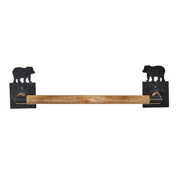 Park Designs Wild Woods Bear Towel Bar 16"