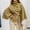 X-857Khaki, variant on Women'S Trench Coat Batwing Sleeve Stand Collar Solid Color Button Comfortable Cropped Overcoat With Belt For Daily Wear Black L