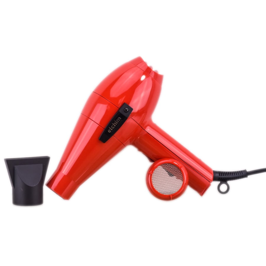 ECI Elchim 2001 Professional Hair Dryer (Made in Italy) Color Red