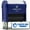 Blue, variant on All Quality Plastic-Free Product Self-Inking Rubber Stamp (Black Ink) - Q-200