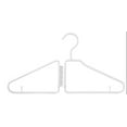 thumbnail image 1 of Foldable Clothes Hangers for Travel - Space Saving Plastic Hangers for Closet Organization & Packing, 1 of 1