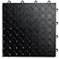 thumbnail image 3 of Big Floors RaceDeck CircleTrac, Durable Copolymer Interlocking Modular Garage Flooring Tile (12 Pack), Black, 3 of 4