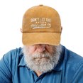 thumbnail image 3 of FLhrweasw Don T Let The Old Man In Hat Béisbol Ajustable para Hombres Y Mujeres (amarillo), 3 of 9
