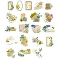 thumbnail image 2 of Wrapables Decorative Scrapbooking Washi Stickers for Stationery 60pcs, Gold Foil 6 Idyllic Notes, 2 of 5
