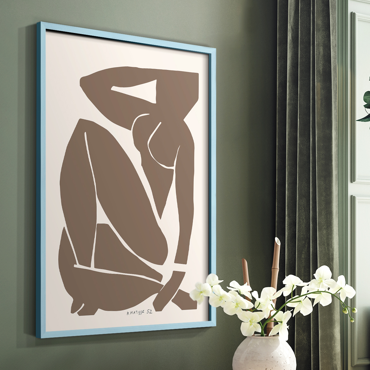 Matisse CCXIV in Solid Wood 8 x 10 Framed Print