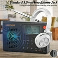 Portable AM FM Radio with Great Reception, Battery Operated Radio