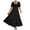 Black, variant on IROINNID Wedding Guest Dresses for Women Formal Evening Night Dress Casual Solid Color Square-Neck Short Bubble Sleeve Dress Elegant Empire Dress,Hot Pink