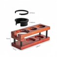 thumbnail image 5 of Wooden 51 53 54 58Mm 10 In 1 Espresso Coffee Tamping Station With Knock Box, 5 of 8