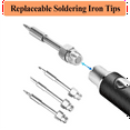 thumbnail image 4 of 3PCS USB Soldering Iron Tips Welding Tools 8W Solder Tip for Electric Repair, 4 of 6