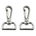 thumbnail image 1 of FENGGUIQU 2Ud Seguro Gancho Mosquetón Para Colgar Cuerdas Y Accesorios De Plateado, 1 of 8