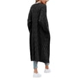 thumbnail image 3 of All Match Spring Fall Loose Long Knit Cardigan With Pocket, 3 of 5