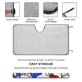 thumbnail image 3 of Hello Kitty Car Window Sun Shade Visor, Car Sunshade Front, Windshield Visor Shield Cover Foldable Reflector for Car Truck SUV 51"x28", 3 of 8