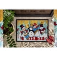 thumbnail image 3 of Carolines Treasures PJH3002JMAT Snowmen Strike up the Band Doormat 24x36 36"L x 24"W multicolor, 3 of 4