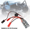 thumbnail image 1 of 30A Electronic Speed Controller ESC Bidirectional Motor Speed Control with High Precision PCB for 1/16 1/18 1/24 RC Car Boat, 1 of 7