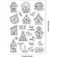 thumbnail image 6 of Bird and Animal Clear Stamps for DIY Scrapbooking Decor House Blessing Greetings Transparent Silicone Stamps for Making Cards Photo Album Decor DIY, 6 of 7