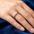thumbnail image 6 of Pompeii 3/4Ct Genuine Blue Sapphire Eternity Ring Stackable Band 10k Yellow Gold (,), 6 of 6