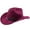 Wine, variant on TIANZEN Western Cowboy Hat With Curved Brim For And Outdoor Adventure Travel Riding Country Style Cow Girl
