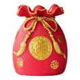 thumbnail image 3 of Jarrón de flores novedoso, bolsa de la suerte, alcancía de la suerte, soporte para ramo floral L rojo, 3 of 8