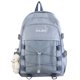 thumbnail image 1 of (Colgante Oso Blanco Agregado) Mochila Escolar Personalizada Con Cuerda Cruzada Estudiante Universitaria Mochila Versátil Mochila Universitario Japonés 9069 Azul, 1 of 9