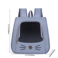 thumbnail image 3 of Handheld Backpack 2 In1 Cats Carrier Bag, Top-Expandable Pet Carrier, Premium Self Locking Zippers, Anti-Collapse Design, Multiple Storage Pockets, Cat Carrier Soft Ideal for Medium Cats,, 3 of 6