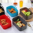 thumbnail image 3 of Silicone Fryer Tray Chauffage Uniformément Conception Rainure Four Résistant à la Chaleur Cuisson Panier de Cuisson Doublure Insert Plat Cuisine Fournitures, 3 of 8