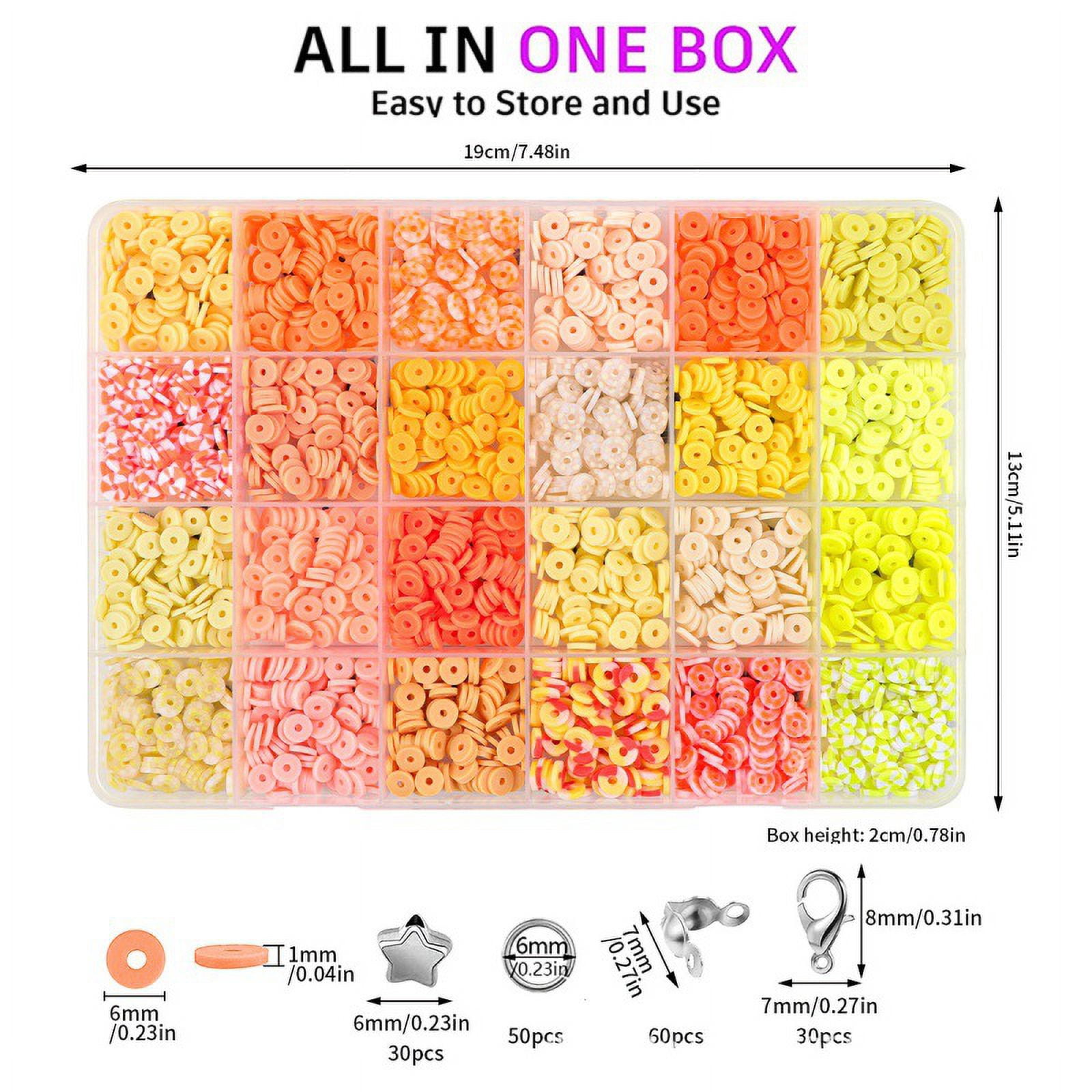 168 Colors Clay Beads Bracelet Making Kit Polymer Heishi Beads Friendship Letter Beads Jewelry Making Kits Preppy Crafts Birthday Gifts for Girls
