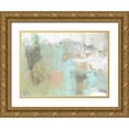 thumbnail image 1 of Ogren, Sarah 24x19 Gold Ornate Wood Framed with Double Matting Museum Art Print Titled - The Grey Mountain, 1 of 4