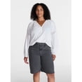 thumbnail image 2 of Time and Tru Women's Lace Insert Popover Full Sleeve Top, Sizes XS - XXXL, 2 of 6