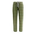thumbnail image 4 of Zimjoy Green Pajama Pants Men Lightweight Elastic Waist Comfy Flannel Pajama Bottoms Soft Loose Warm Plaid Pajama Pant Drawstring Casual Sleep Bottom with Pockets, Army Green L, 4 of 5