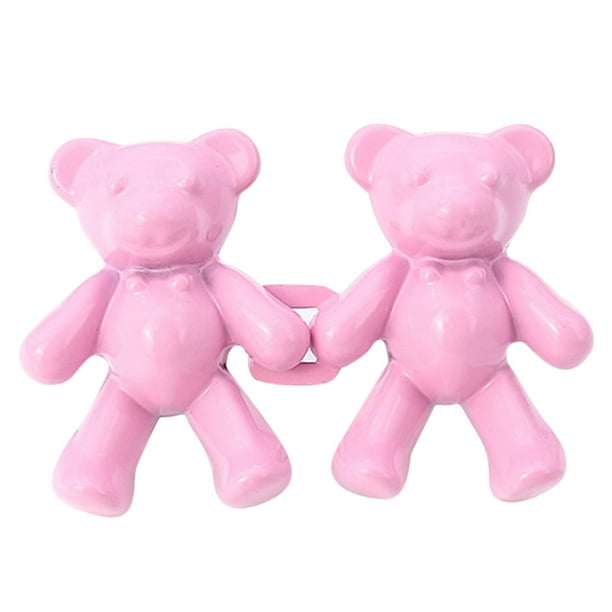 Cute Bear No-Sew Waist Button, Jean Buttons Pins For Loose Jeans Waist Button, No Sewing Required, Waist Tighten Metal Waist Button Pin For Jeans