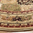 thumbnail image 3 of SAFAVIEH Lyndhurst Oliva Floral Area Rug, Multi/Beige, 10' x 10' Round, 3 of 10