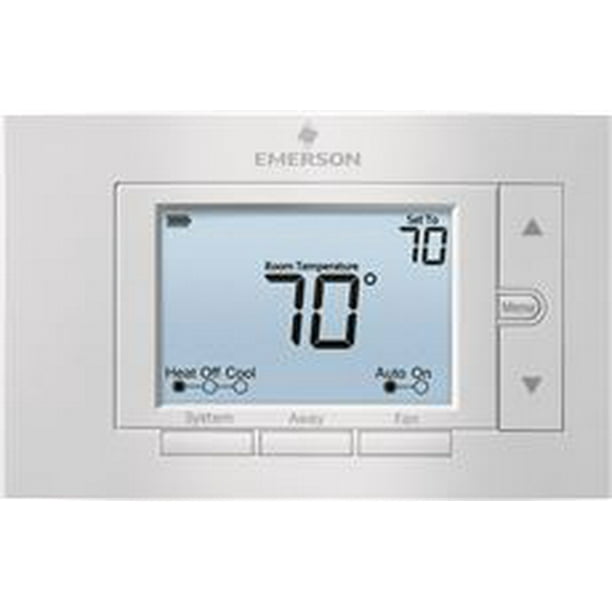 Emerson 80 Series Universal NonProgrammable Thermostat, 5 In. Display
