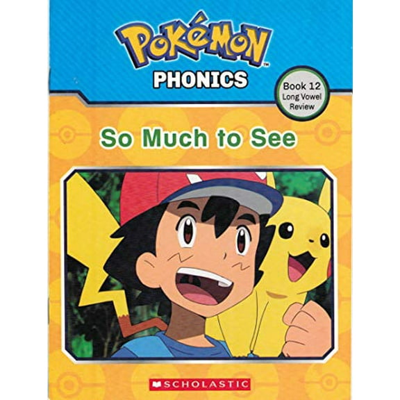Pre-Owned Pokemon Phonics: So Much to See (Book 12 Long Vowel Review) Paperback